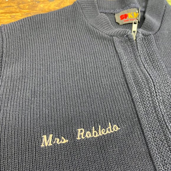 Vintage Uniform Sweater | Navy Blue - Picture 4 of 7